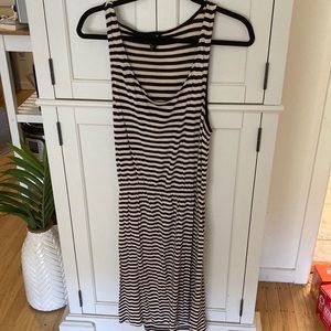 H&M Casual Striped Midi Dress